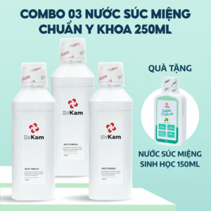 Combo dứt điểm: 3 Nước Súc Miệng Chuẩn Y Khoa DrKam