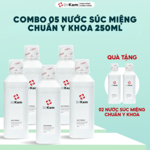 Combo Gia đình: 5 Nước Súc Miệng Chuẩn Y khoa DrKam