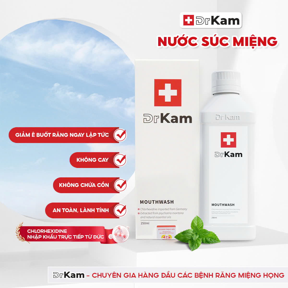 Nước súc miệng DrKam