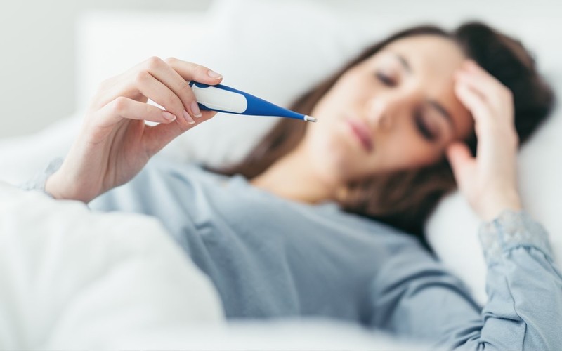 Sốt khi bị viêm amidan