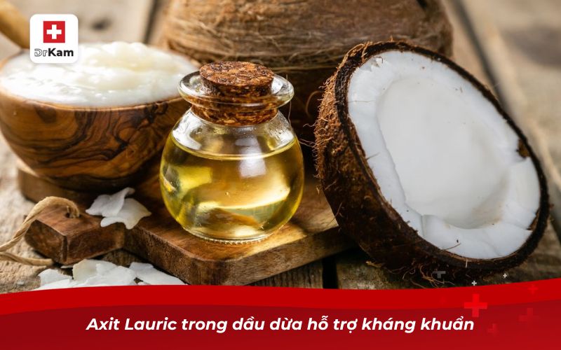 Những cách làm nước súc miệng chữa hôi miệng hiệu quả 11 Axit Lauric trong dầu dừa hỗ trợ kháng khuẩn