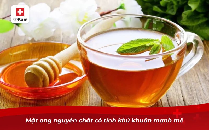 Những cách làm nước súc miệng chữa hôi miệng hiệu quả 13 Mật ong nguyên chất có tính khử khuẩn mạnh mẽ