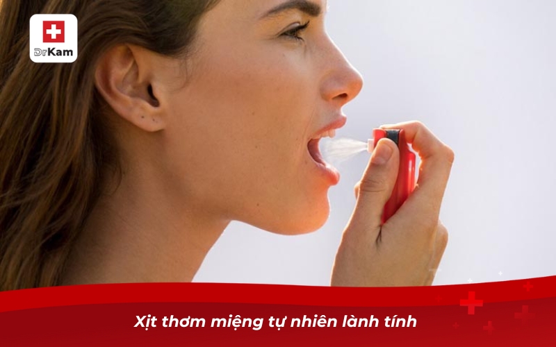 Xịt thơm miệng tự nhiên lành tính 