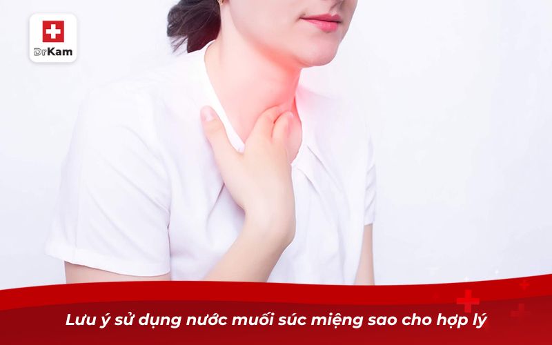 Đau họng súc miệng nước muối được không?