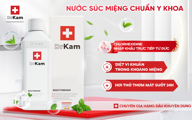 TOP 5 Nước súc miệng hỗ trợ cai thuốc hiệu quả 8 Chlorhexidine trong nước súc miệng giúp khử khuẩn