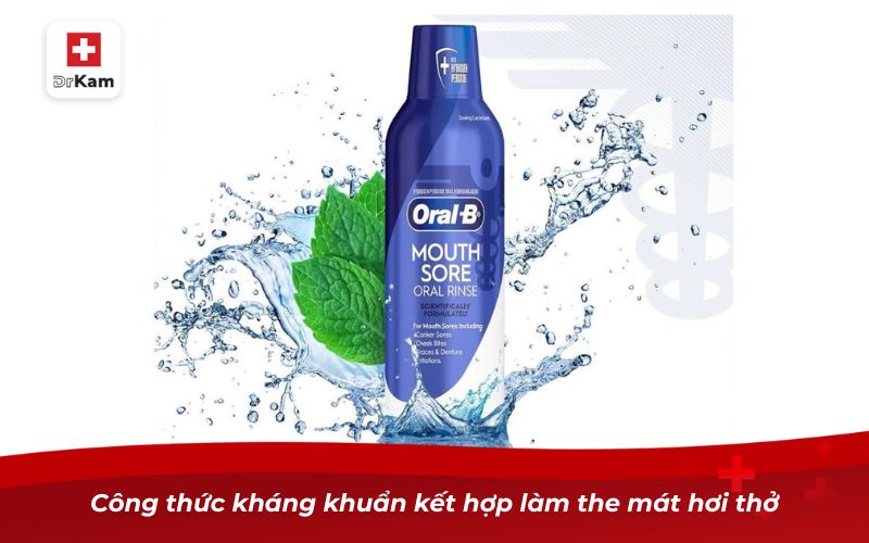 Top 10 nước súc miệng chống ê buốt răng tiêu biểu 2026 13 Công thức kháng khuẩn kết hợp làm the mát hơi thở
