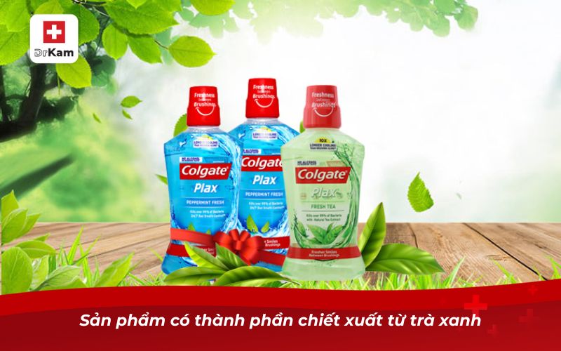 Sản phẩm có thành phần chiết xuất từ trà xanh