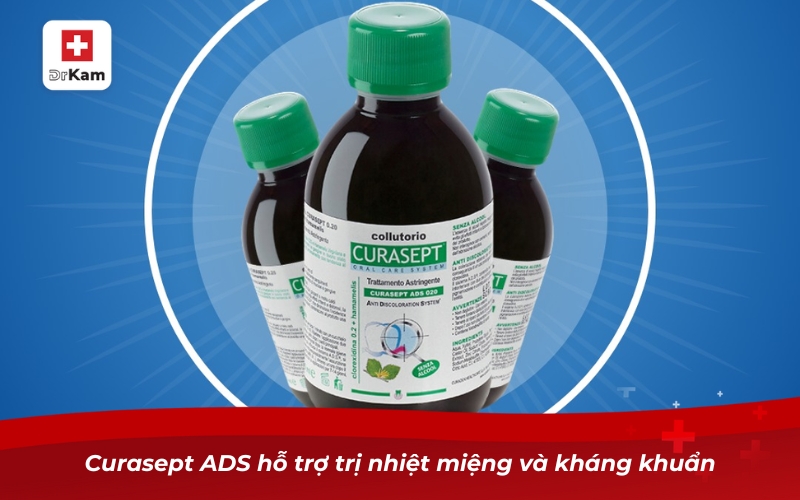 Top 10 nước súc miệng hỗ trợ trị nhiệt miệng tốt nhất 14 Curasept ADS hỗ trợ trị nhiệt miệng và kháng khuẩn