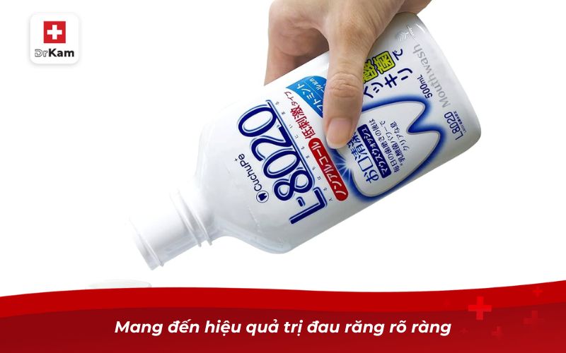 Mang đến hiệu quả trị đau răng rõ ràng