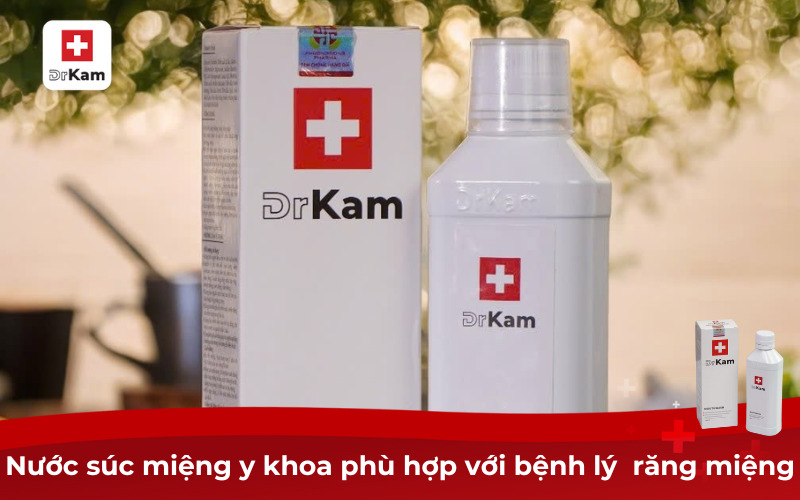 So sánh nước súc miệng y khoa với nước súc miệng thông thường 8 Nước súc miệng y khoa phù hợp với các bệnh lý về răng miệng