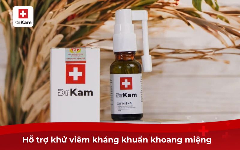 So sánh xịt miệng y khoa với xịt miệng thông thường 6 Xịt miệng y khoa hỗ trợ khử viêm kháng khuẩn khoang miệng
