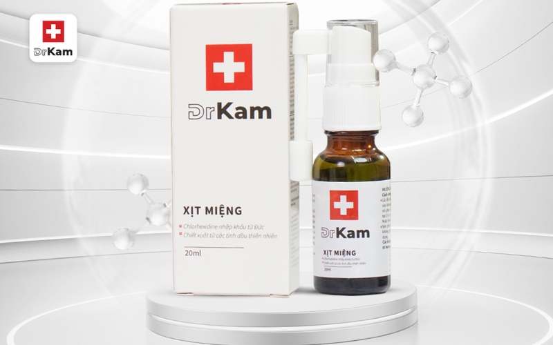 Xịt nhiệt miệng cho bé - Giải pháp hiệu quả và an toàn 9 Sản phẩm xịt miệng chuẩn y khoa DrKam