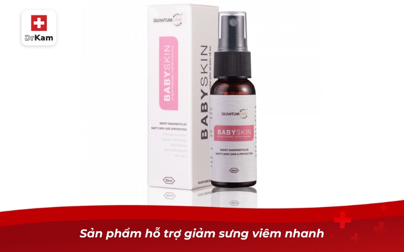 Xịt nhiệt miệng cho bé - Giải pháp hiệu quả và an toàn 10 Sản phẩm hỗ trợ giảm sưng viêm nhanh