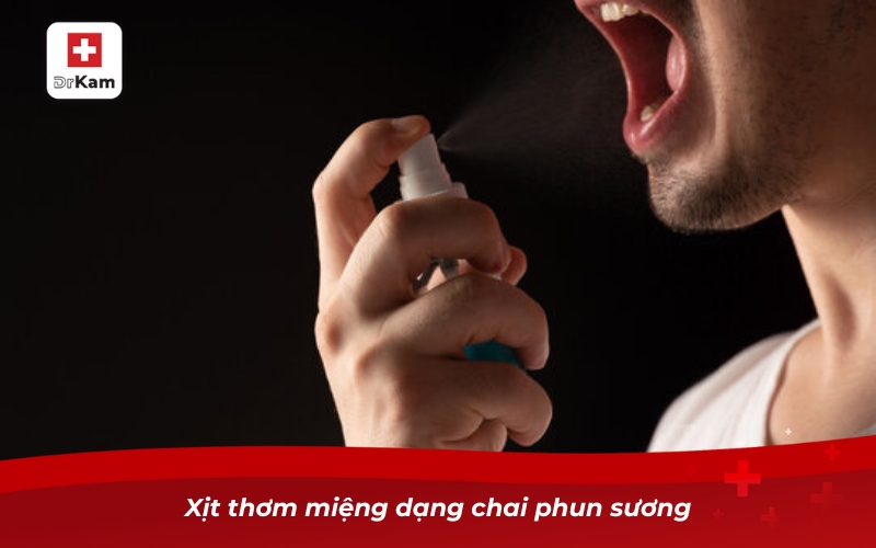 Top 05 loại xịt thơm miệng tốt nhất cho hơi thở thơm mát 7 Xịt thơm miệng dạng chai phun sương
