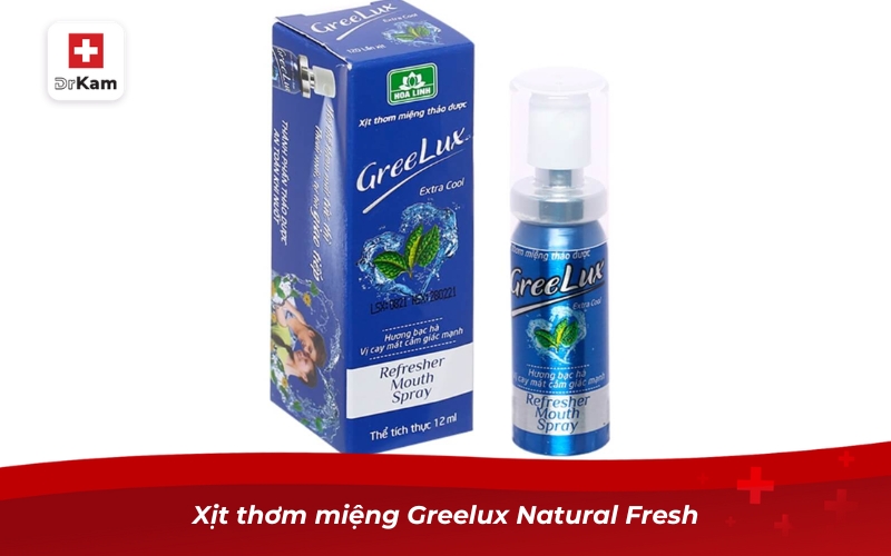 Top 05 loại xịt thơm miệng tốt nhất cho hơi thở thơm mát 10 Xịt thơm miệng Greelux Natural Fresh