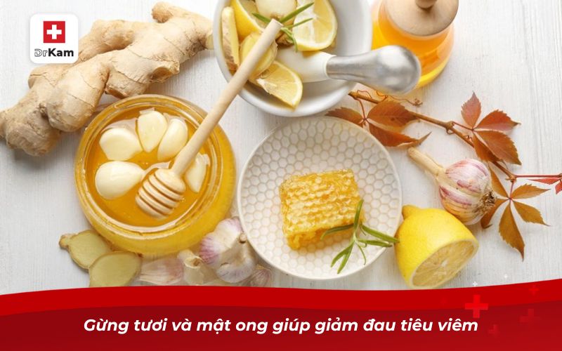 Những bài thuốc nam chữa viêm họng hạt mãn tính 14 Gừng tươi và mật ong giúp giảm đau tiêu viêm