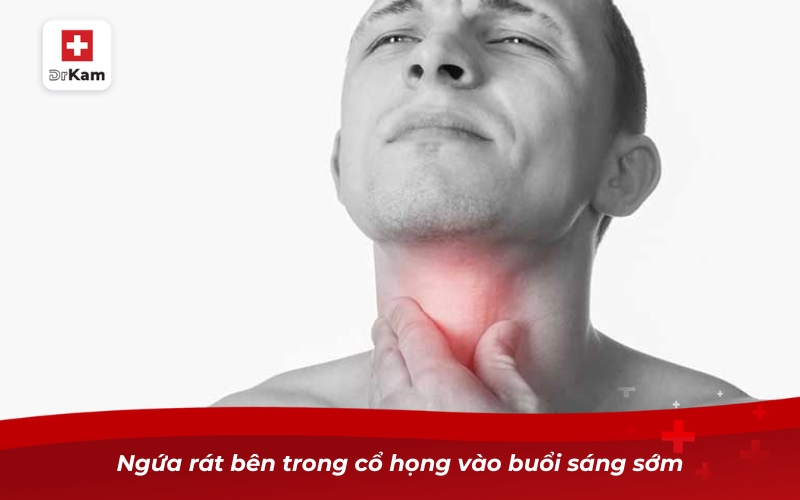 Biểu hiện viêm họng hạt - Hướng dẫn nhận biết và điều trị 15 Ngứa rát bên trong cổ họng vào buổi sáng sớm
