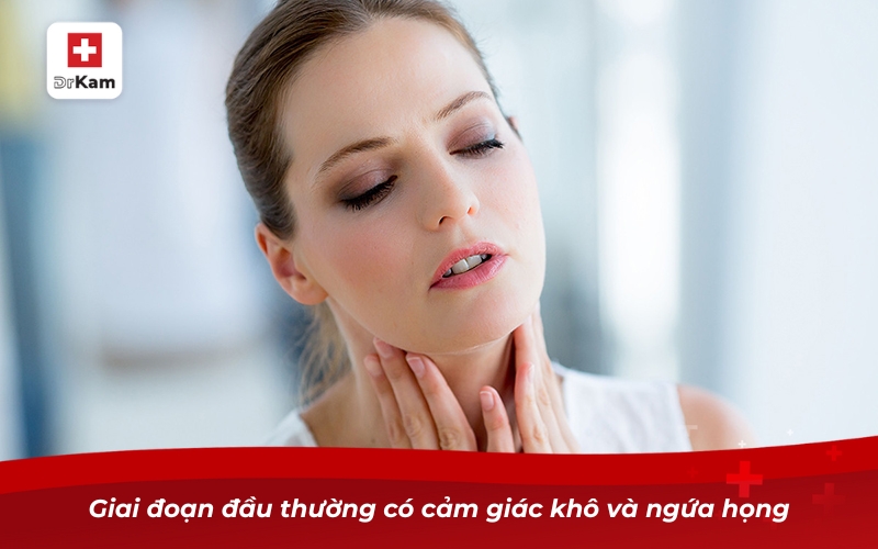 Biểu hiện viêm họng hạt - Hướng dẫn nhận biết và điều trị 17 Giai đoạn đầu thường có cảm giác khô và ngứa họng