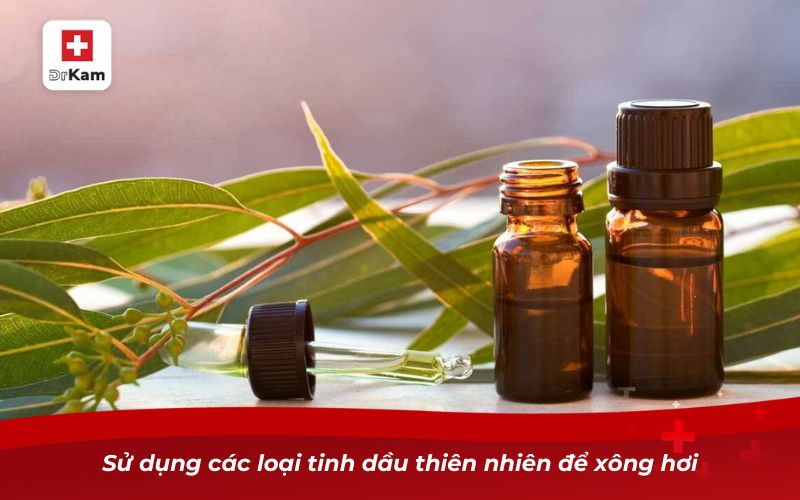 Sử dụng các loại tinh dầu thiên nhiên để xông hơi