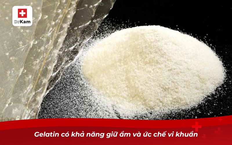 Gelatin – Thành phần tự nhiên hỗ trợ răng miệng khỏe mạnh 9 Gelatin có khả năng giữ ẩm và ức chế vi khuẩn