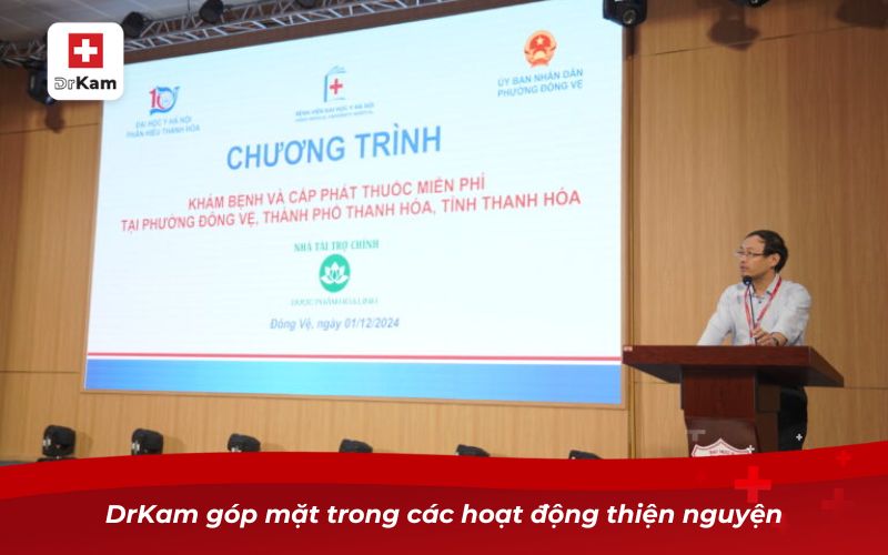 DrKam góp mặt trong các hoạt động thiện nguyện