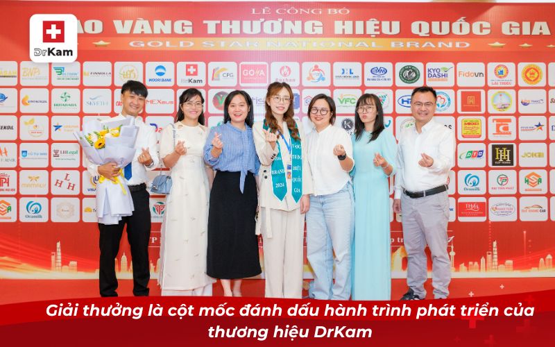 Giải thưởng là cột mốc đánh dấu hành trình phát triển của DrKam