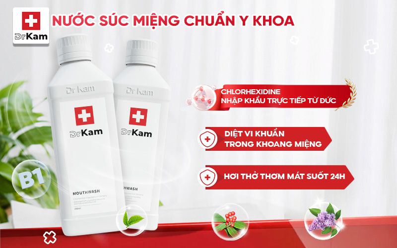 Glycerin – Hoạt chất chăm sóc sức khỏe răng miệng đa năng 10 Glycerin là thành phần có trong nước súc miệng chuẩn y khoa DrKam
