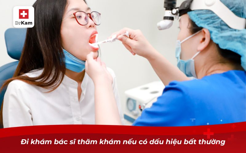 Hình ảnh viêm họng liên cầu khuẩn và những điều cần biết 9 Đi khám bác sĩ thăm khám nếu có dấu hiệu bất thường