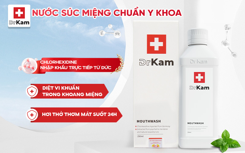 Nước súc miệng chữa tụt lợi giúp phục hồi nướu hiệu quả 11 Nước súc miệng chuẩn y khoa DrKam
