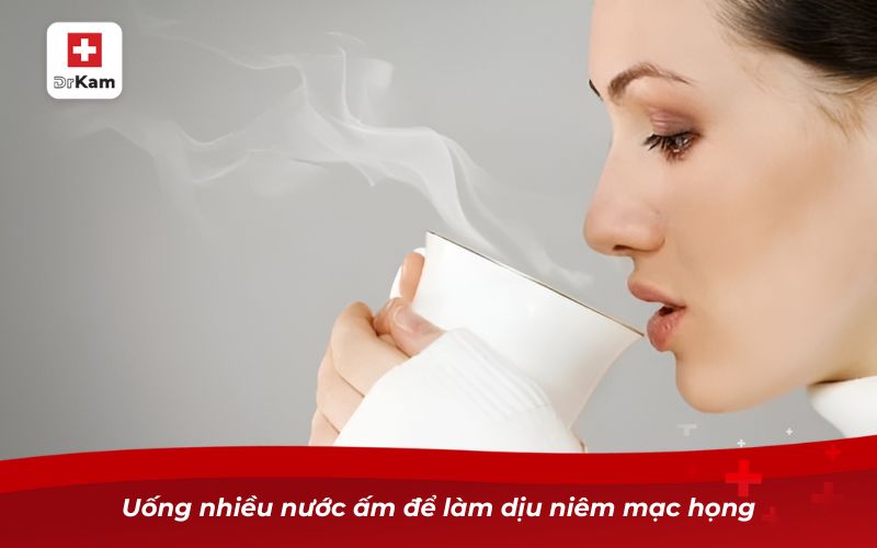 Xác Định Triệu Chứng Viêm Họng Cấp Ở Người Lớn 10 Uống nhiều nước ấm để làm dịu niêm mạc họng