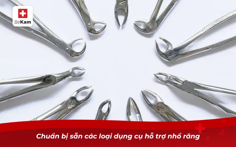 Cách nhổ răng hàm bị sâu tại nhà đơn giản và an toàn 9 Chuẩn bị sẵn các loại dụng cụ hỗ trợ nhổ răng