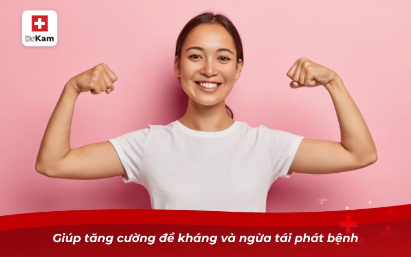 Chữa viêm họng tại nhà hiệu quả với các phương pháp đơn giản 10 Giúp tăng cường đề kháng và ngừa tái phát bệnh