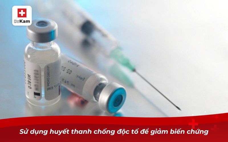 Hướng dẫn phân biệt bạch hầu và viêm họng 12 Sử dụng huyết thanh chống độc tố để giảm biến chứng