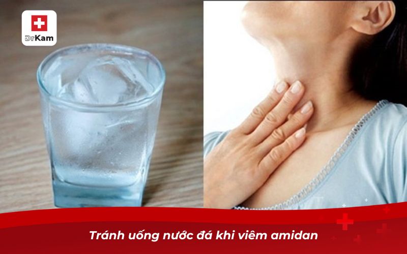 Cách trị viêm amidan tại nhà hiệu quả và đơn giản 11 Tránh uống nước đá khi viêm amidan