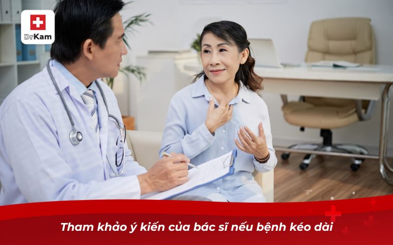 Cách trị viêm amidan tại nhà hiệu quả và đơn giản 13 Tham khảo ý kiến của bác sĩ nếu bệnh kéo dài