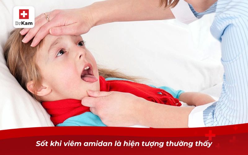 Viêm amidan sốt mấy ngày là bình thường? 7 Sốt khi viêm amidan là hiện tượng thường thấy