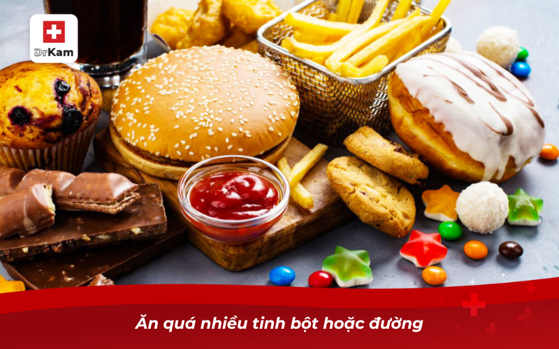 Chữa răng sâu bị đen: Nguyên nhân và cách điều trị hiệu quả 9 Ăn quá nhiều tinh bột hoặc đường