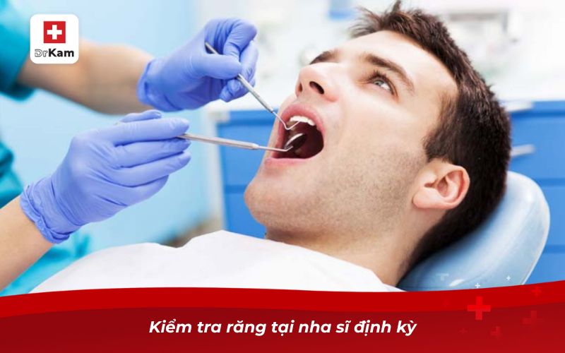 Kiểm tra răng tại nha sĩ định kỳ