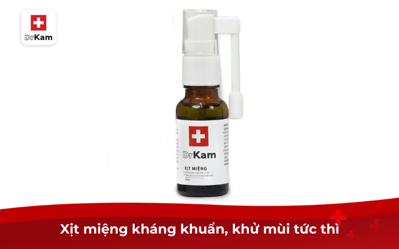 Xịt miệng kháng khuẩn, khử mùi tức thì