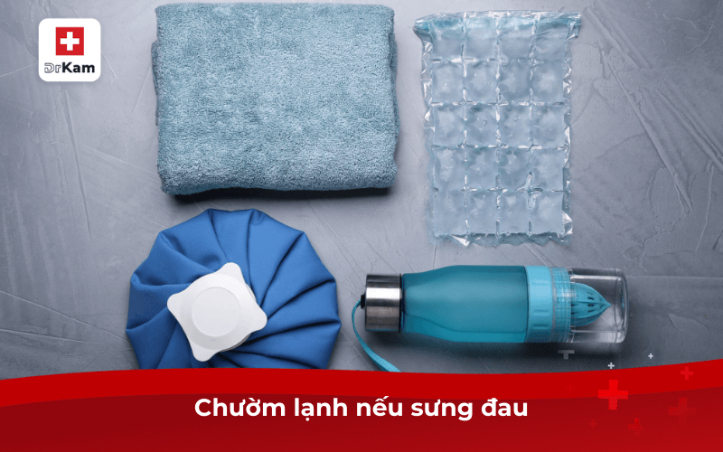 Biểu hiện bệnh giang mai ở miệng? Cách giảm triệu chứng 9 Chườm lạnh nếu sưng đau