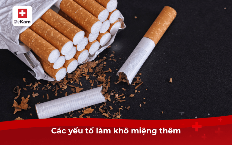 Khô miệng là bệnh gì? Cách điều trị và phòng ngừa 7 Các yếu tố làm khô miệng thêm