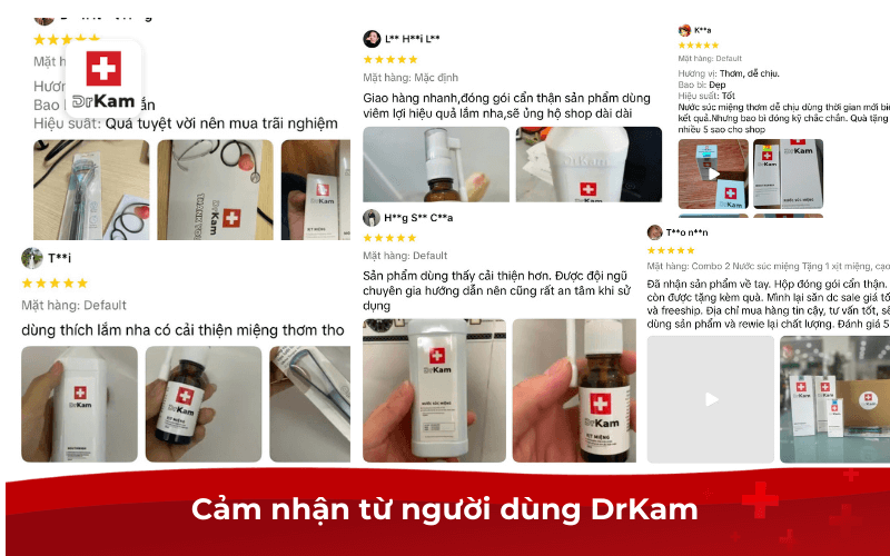 Cảm nhận từ người dùng DrKam