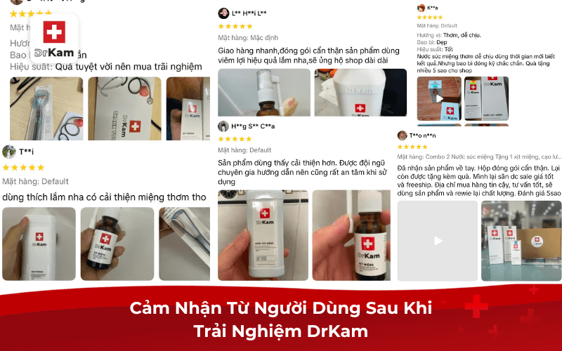 Chọn Nước Súc Miệng Phù Hợp Với Vấn Đề Răng Miệng Của Bạn 11 Cảm Nhận Từ Người Dùng Sau Khi Trải Nghiệm DrKam