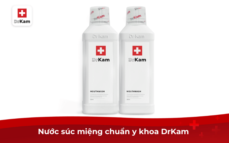 Nước súc miệng chuẩn y khoa DrKam 