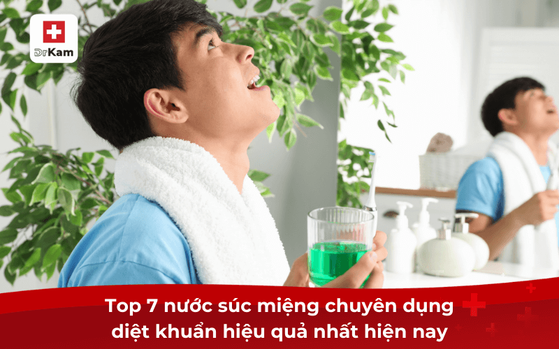 Top 7 nước súc miệng diệt khuẩn, kháng khuẩn hiệu quả nhanh 2026 5 Top 7 nước súc miệng chuyên dụng diệt khuẩn hiệu quả nhất hiện nay