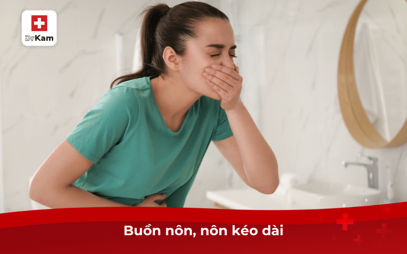 Cảm giác bụng đói nhưng miệng không muốn ăn là bệnh gì? 9 Buồn nôn, nôn kéo dài