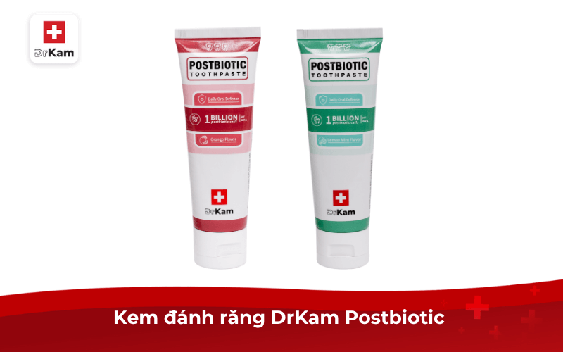 Giải đáp: Có nên dùng kem đánh răng vi sinh không? 11 Drkam Postbiotic – Công nghệ ADP-1 ổn định sinh học