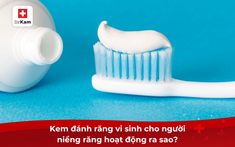 Tìm hiểu kem đánh răng vi sinh cho người niềng răng 8 Kem đánh răng vi sinh cho người niềng răng hoạt động ra sao?