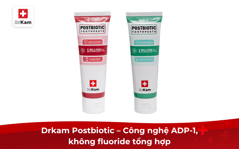 Drkam Postbiotic – Công nghệ ADP-1, không fluoride tổng hợp
