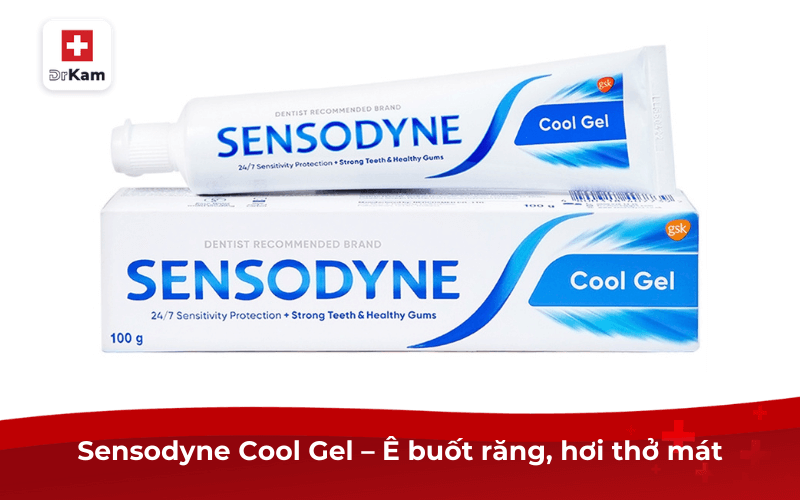 Sensodyne Cool Gel – Ê buốt răng, hơi thở mát